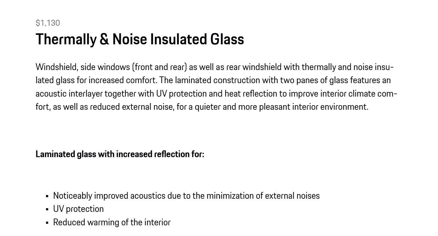 Porsche Taycan Privacy glass and thermal insulation 1733937872532-u5