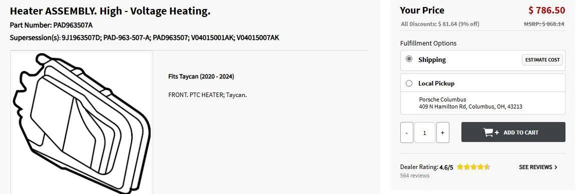 Porsche Taycan Another cold cabin… 1734444009930-kt