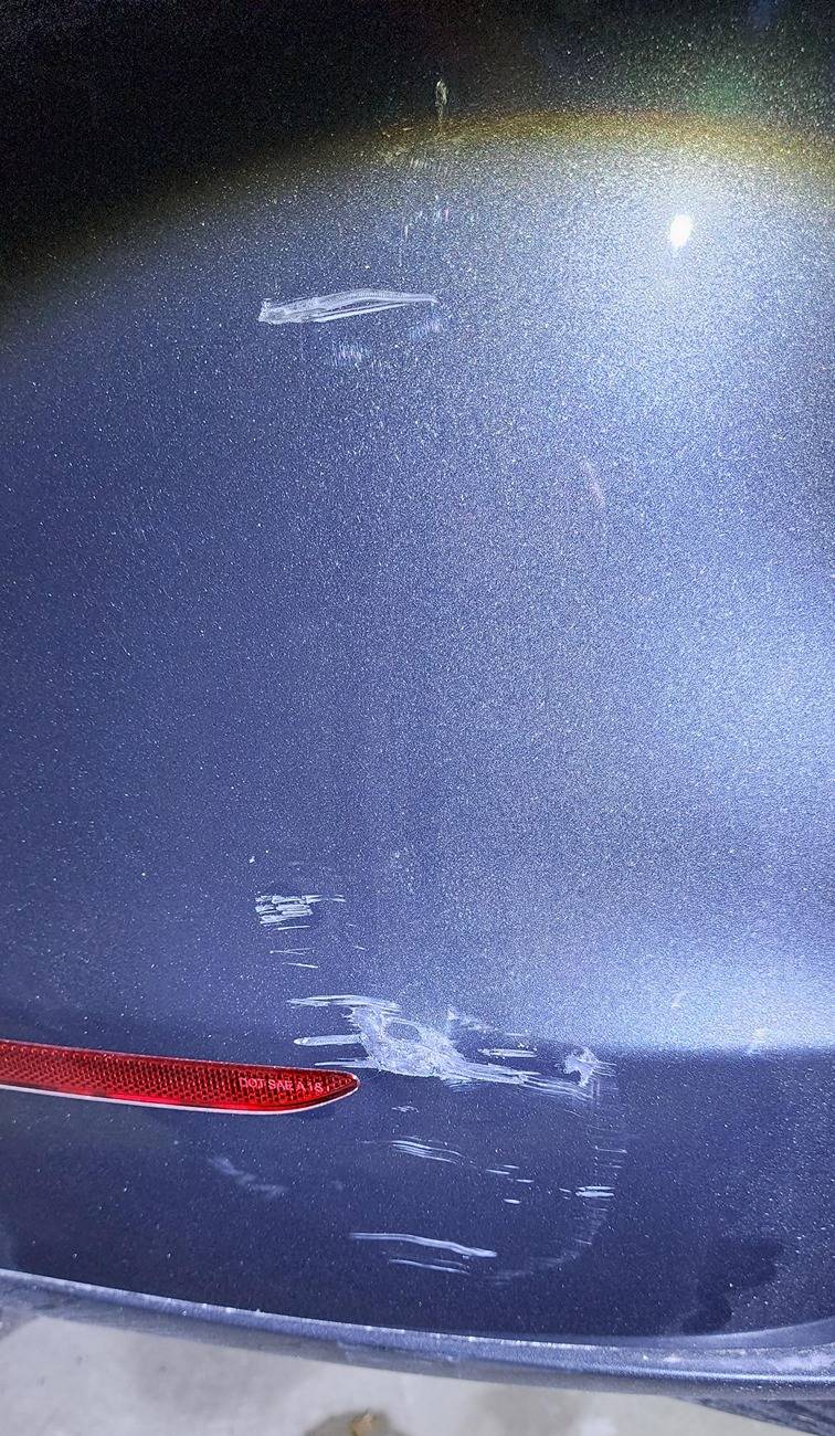 Porsche Taycan Back Bumper Damage / Replacement 20241217_111218