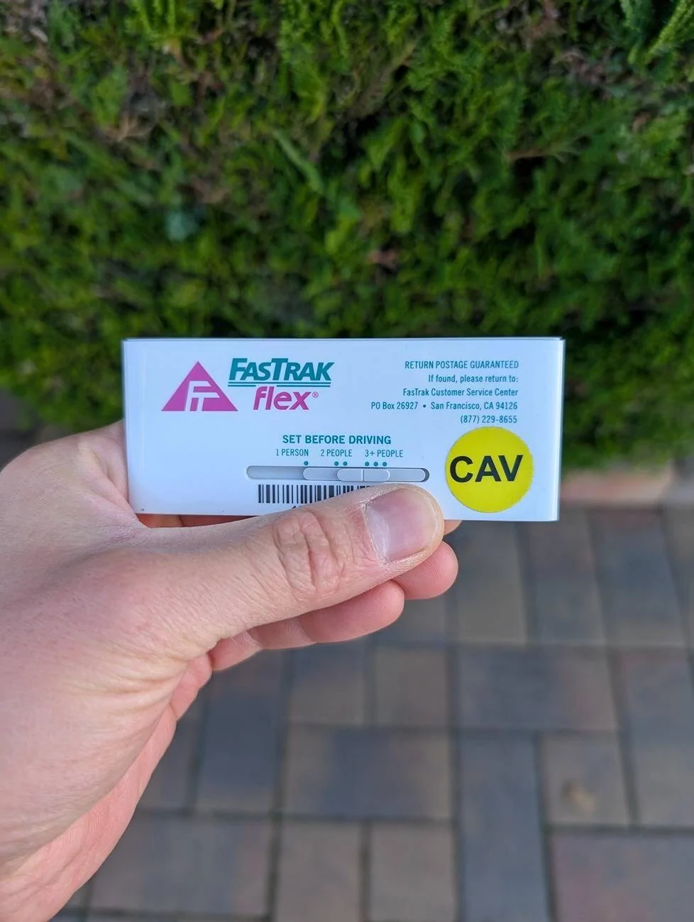 Porsche Taycan BAY AREA owners: Where do you mount your Fastrak Flex transponder? 1734640291993-i2