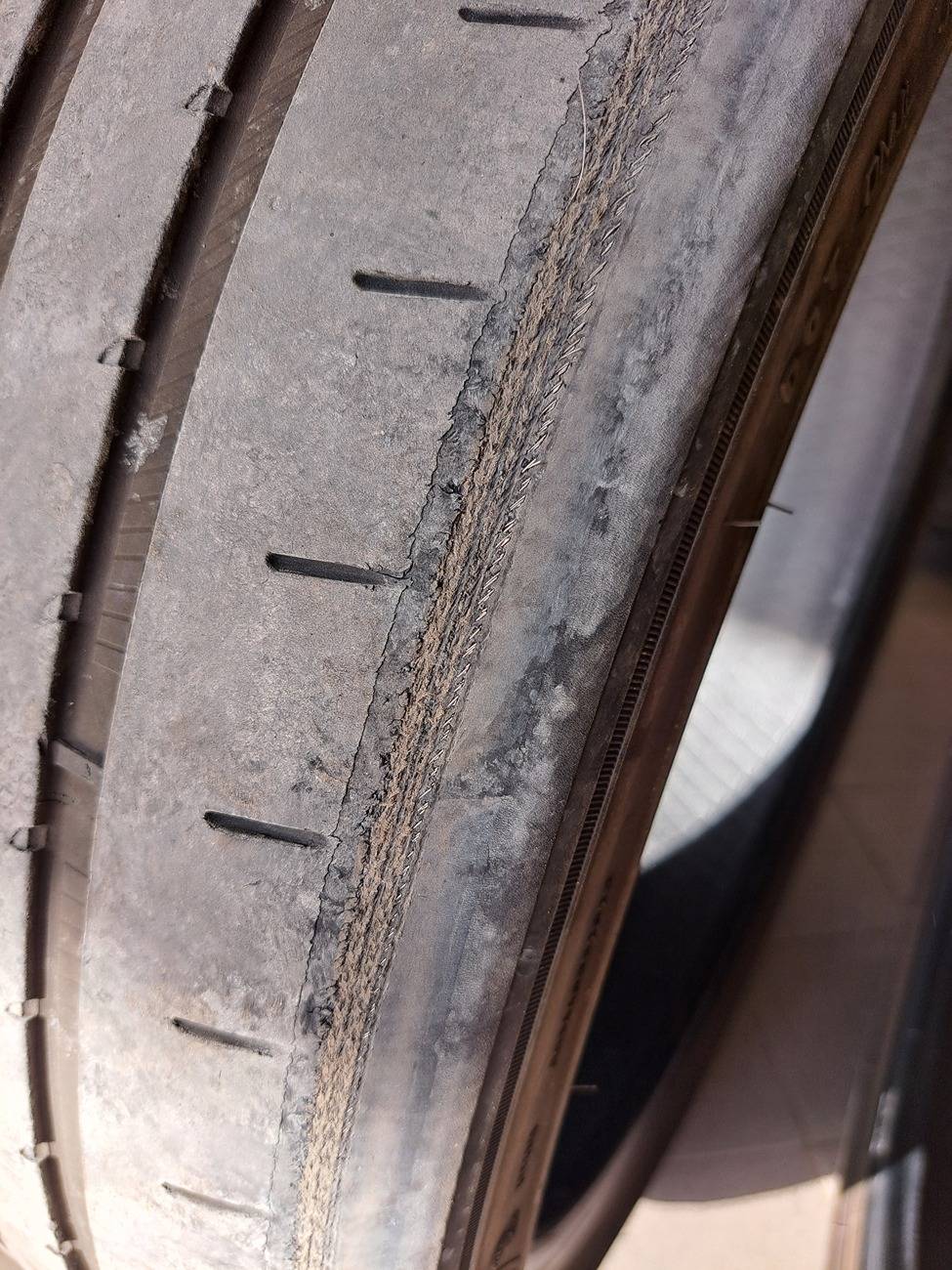 Porsche Taycan Alignment issues - is it from driving the car in the lowest mode? 20230809_175407