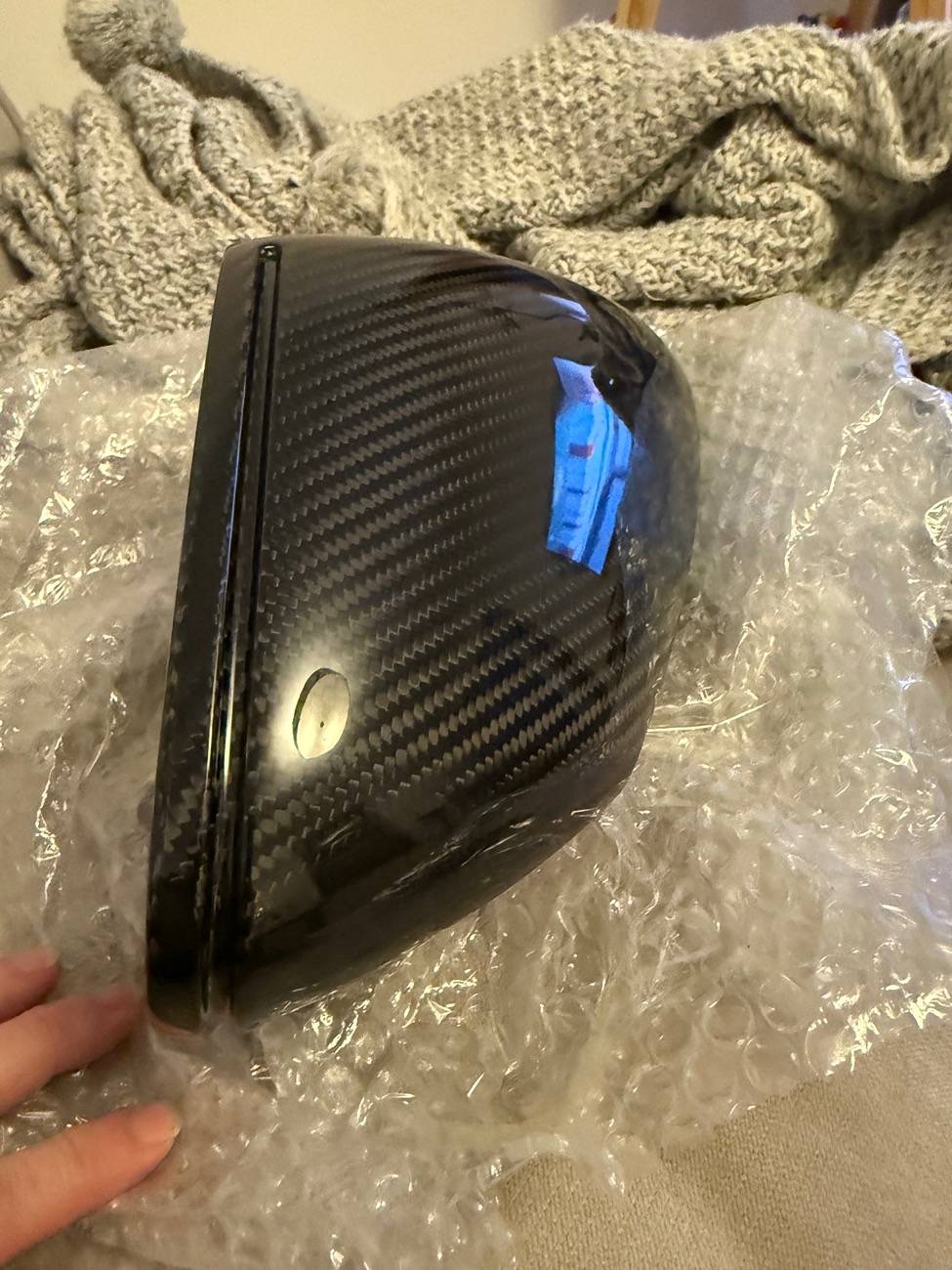 Porsche Taycan Fitting aftermarket carbon wing mirror caps? Any tips? IMG_3481