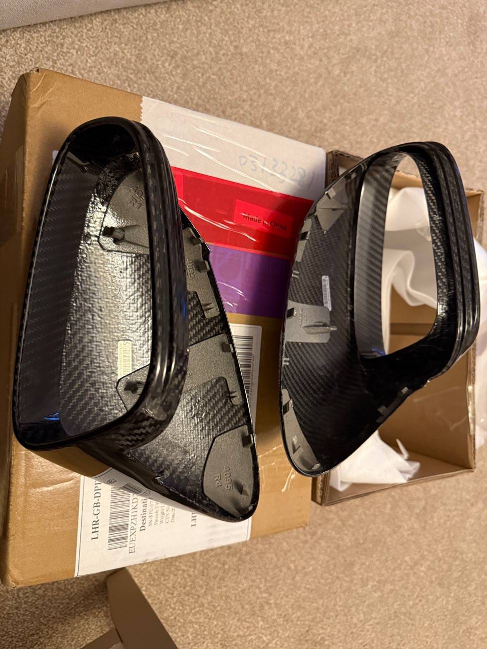 Porsche Taycan Fitting aftermarket carbon wing mirror caps? Any tips? IMG_3480