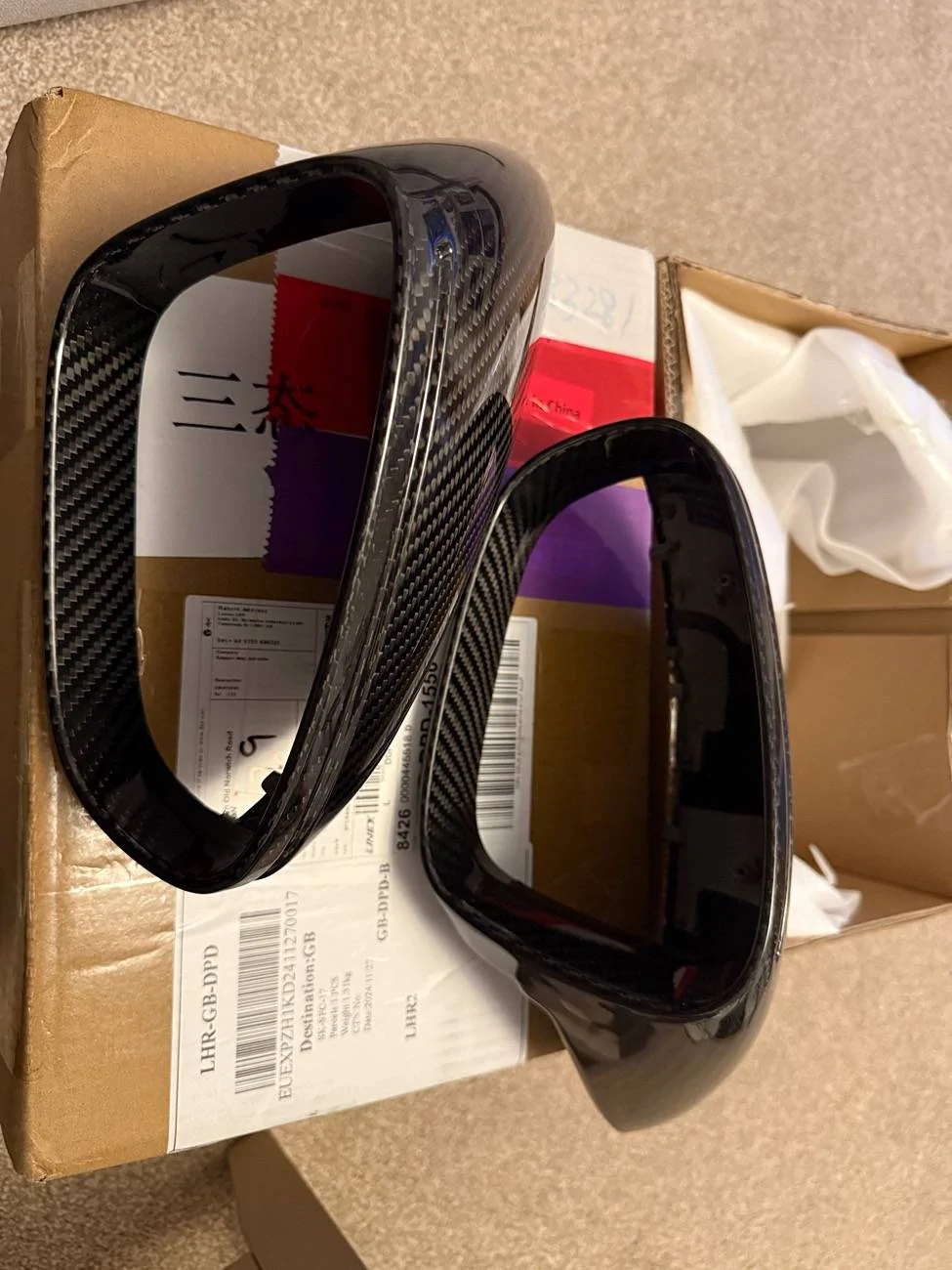Porsche Taycan Fitting aftermarket carbon wing mirror caps? Any tips? IMG_3478