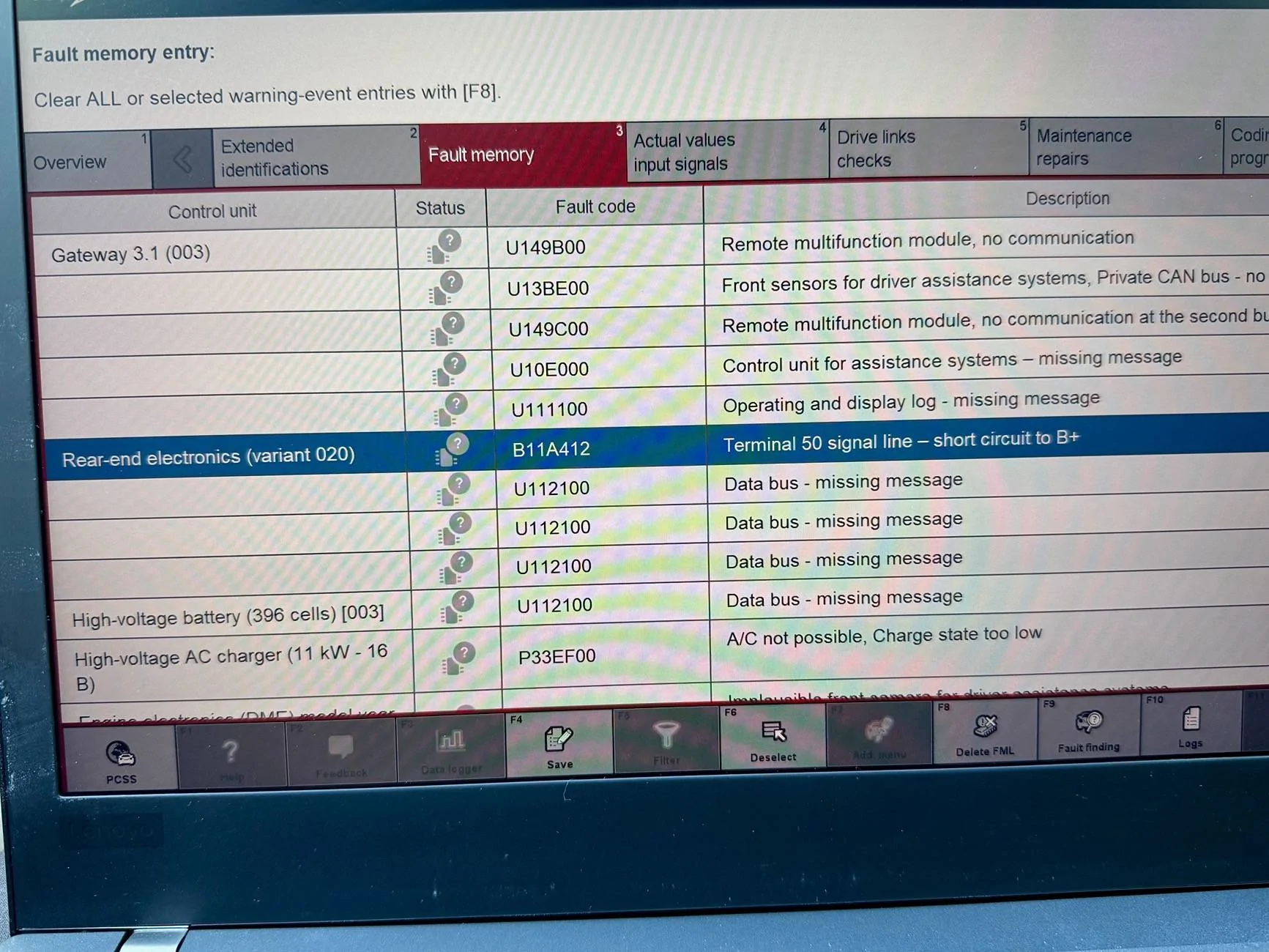 Porsche Taycan Piwi diagnostic program for Porche Taykan IMG_2478