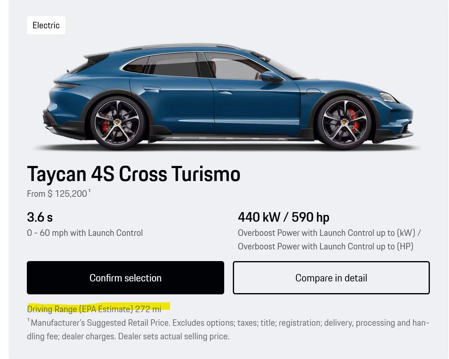 Porsche Taycan J1.2 4S Cross Turismo range data point 1735761146241-b8