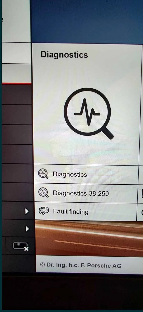 Porsche Taycan Piwi diagnostic program for Porche Taykan IMG_8291