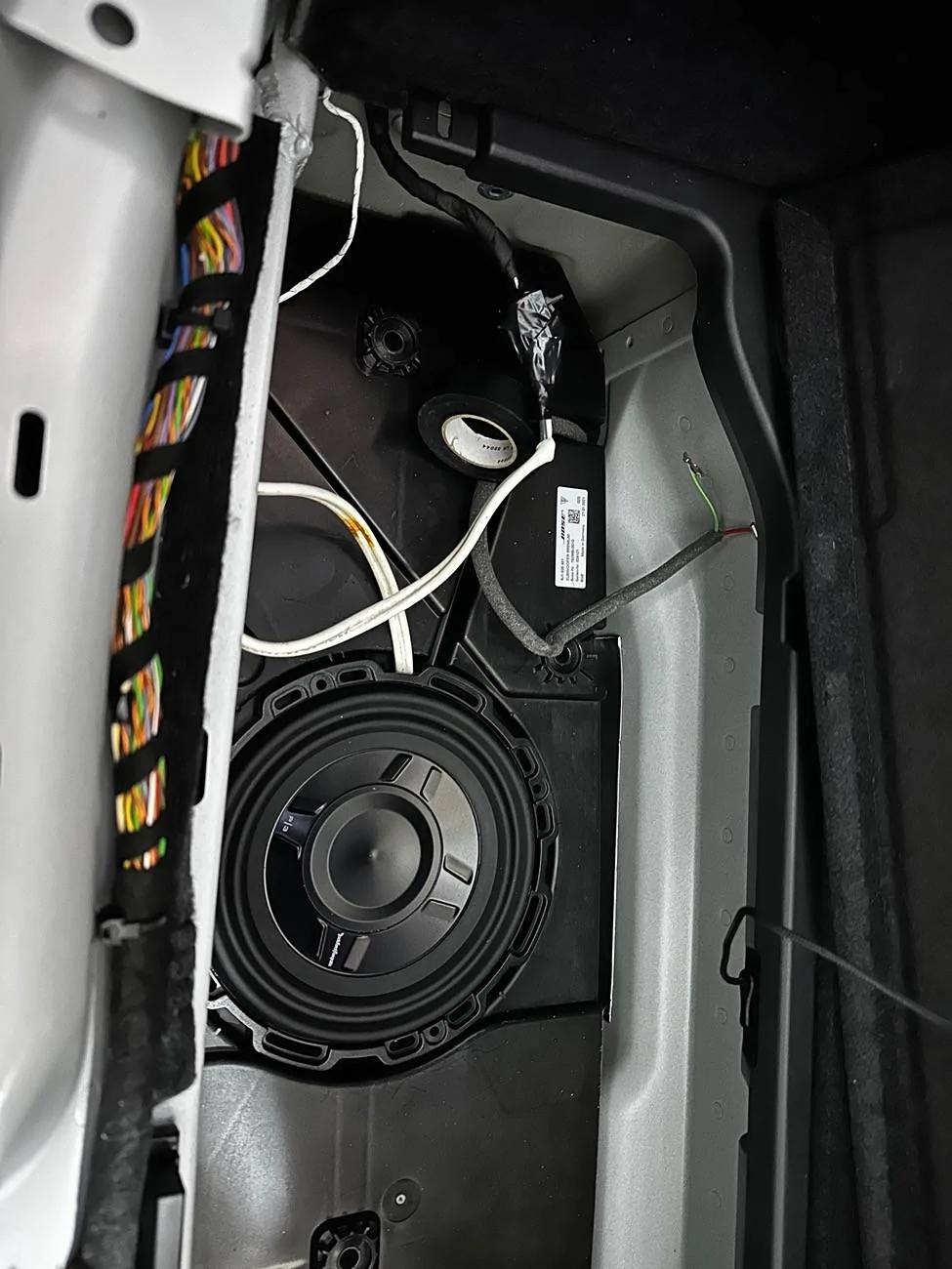 Porsche Taycan Removing tweeter and front speaker IMG_2087