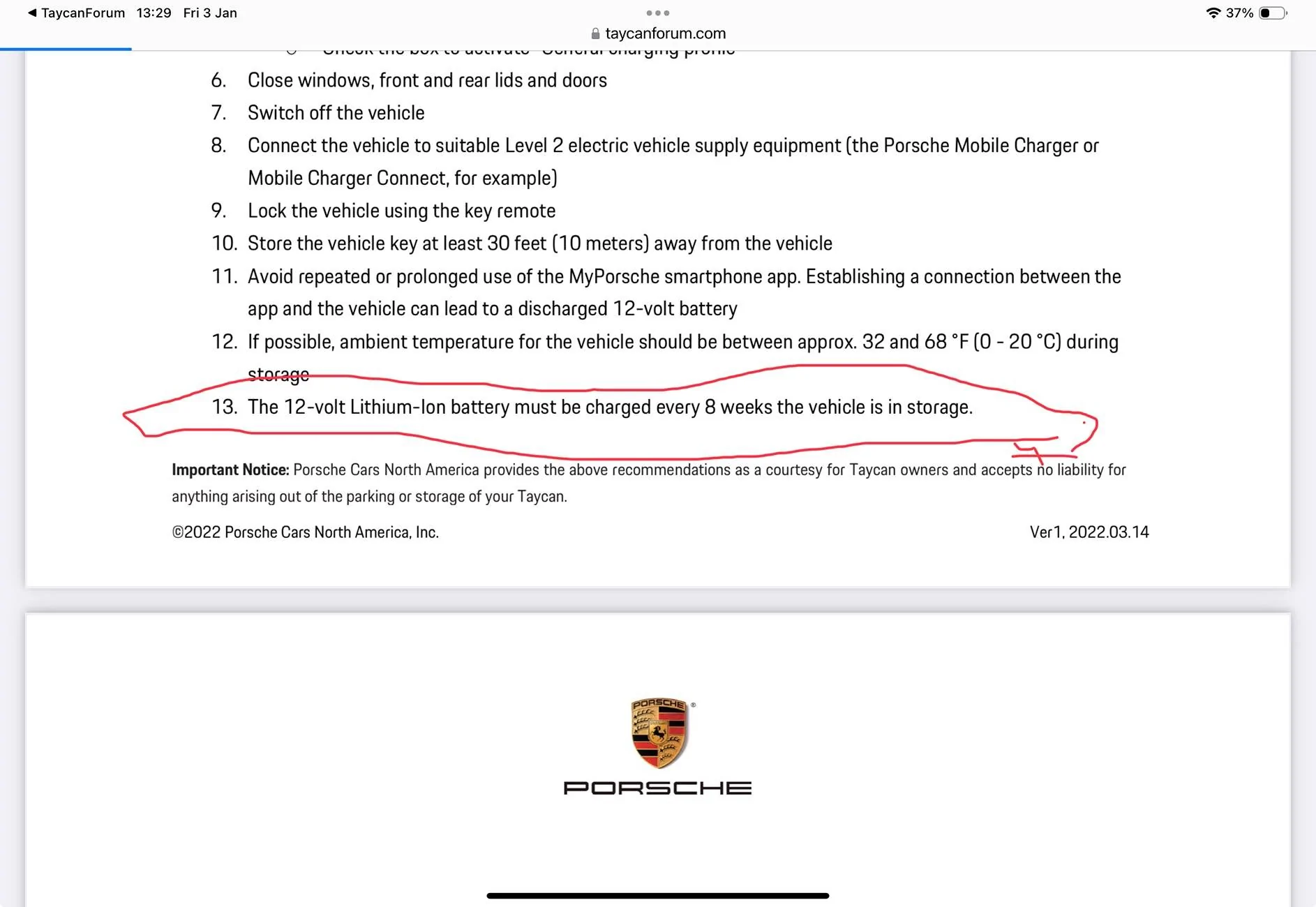 Porsche Taycan Electrical System Fault + 12V? IMG_1188