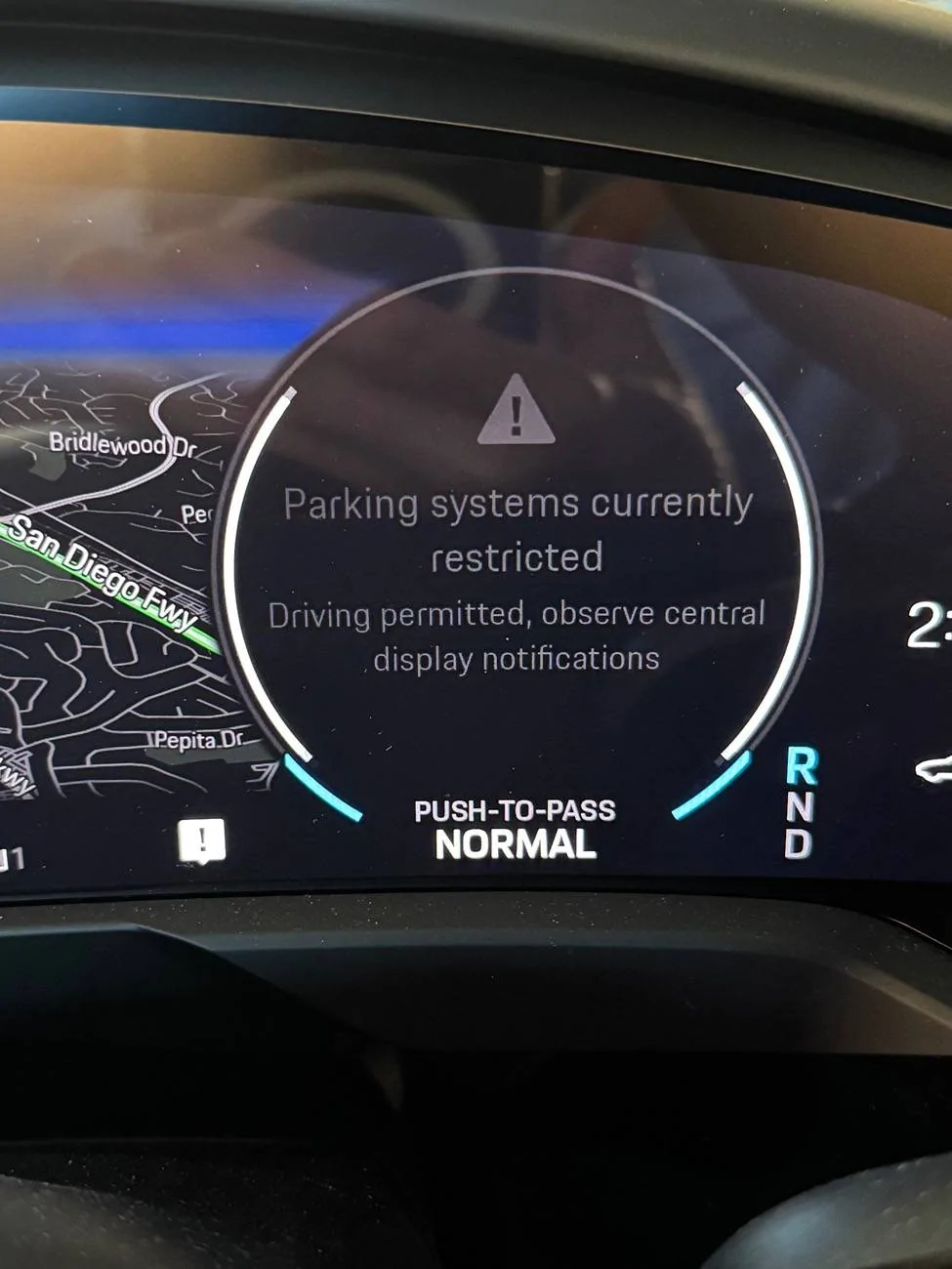 Porsche Taycan Issues with maneuvering assist/parking restrictions? IMG_1806