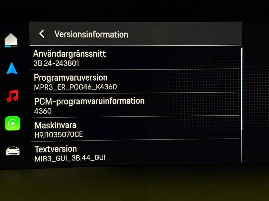 Porsche Taycan help - whats Latest PCM software? 1737200398800-t