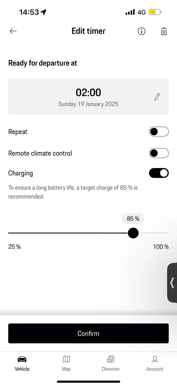 Porsche Taycan Charge to 85% - What on earth is going on!!! IMG_0598