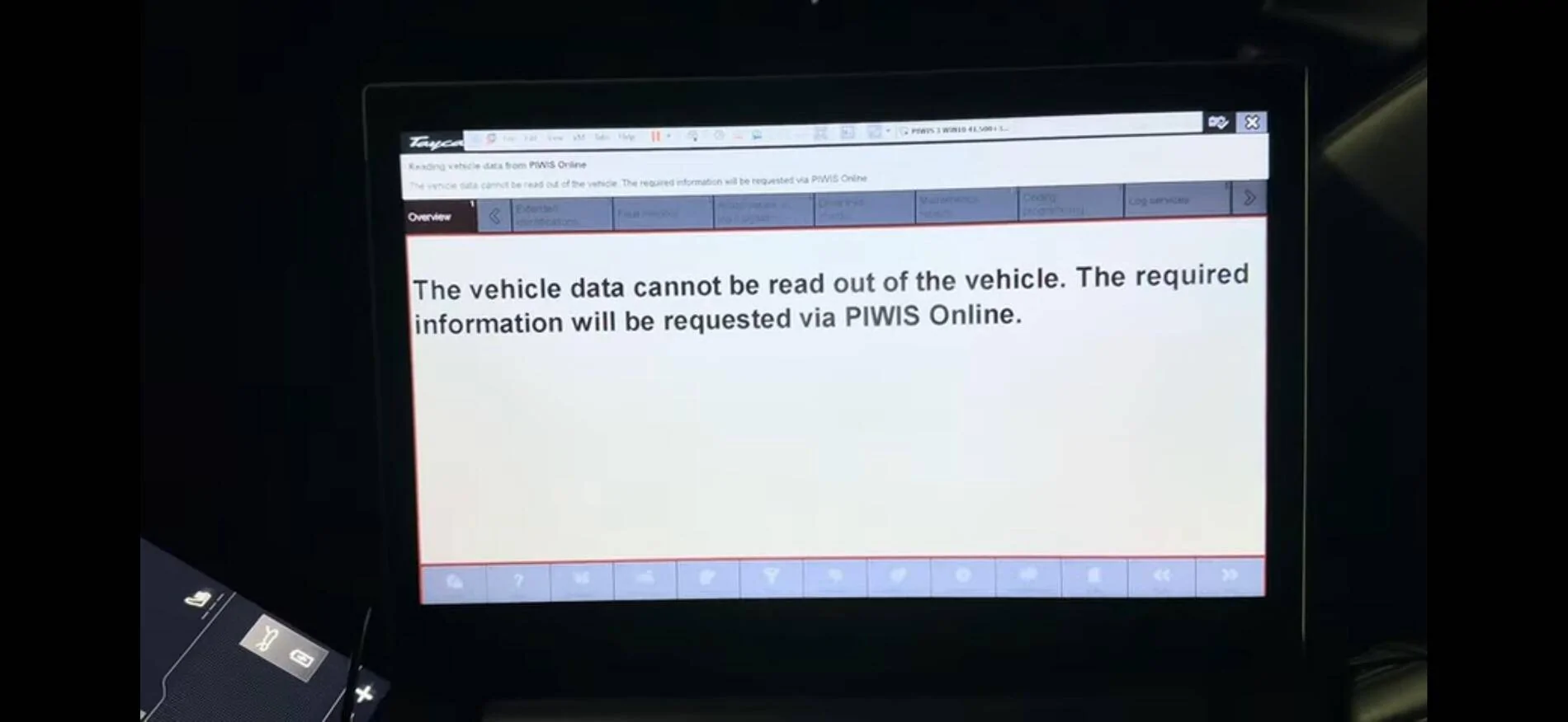 Porsche Taycan Piwi diagnostic program for Porche Taykan IMG_8636