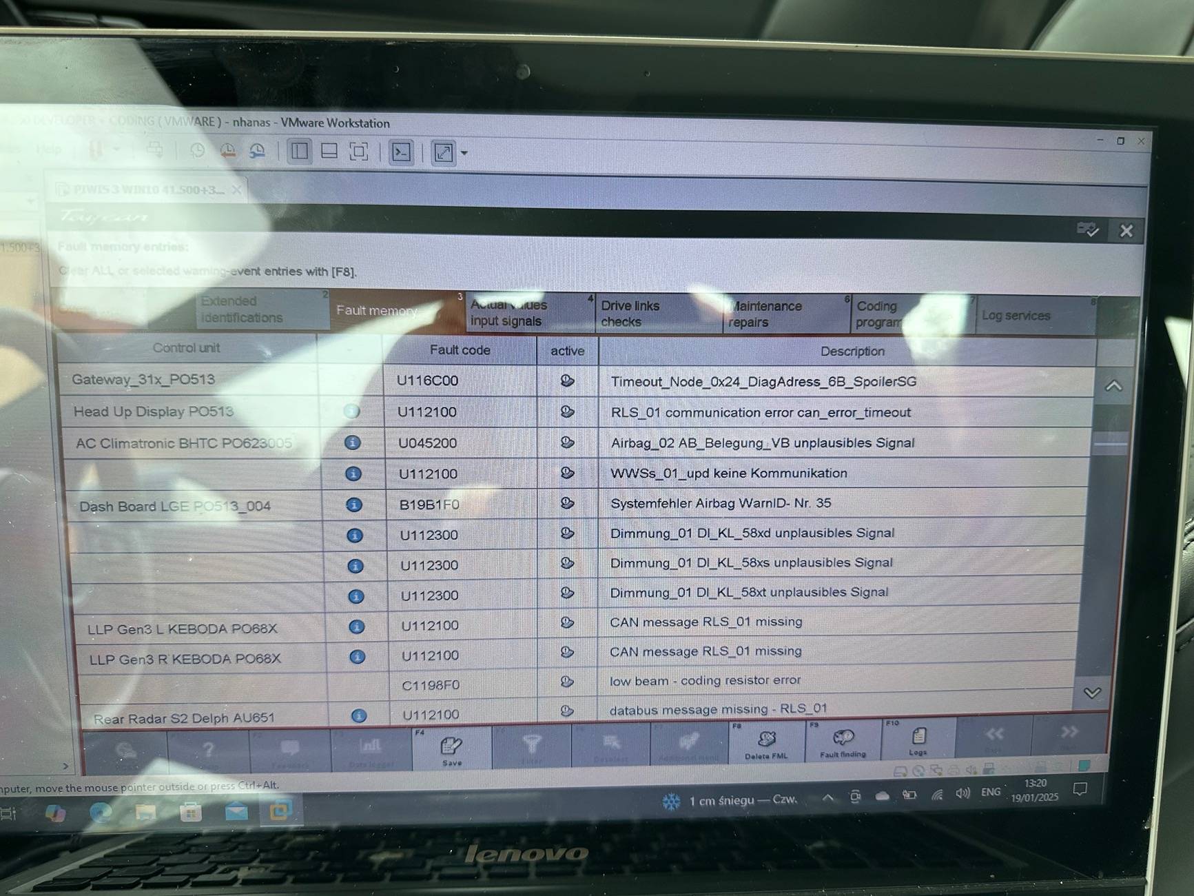 Porsche Taycan Piwi diagnostic program for Porche Taykan IMG_8674