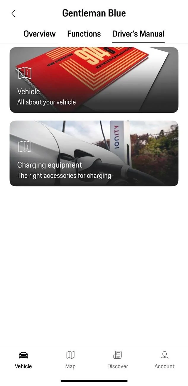 Porsche Taycan New iOS app update IMG_2565
