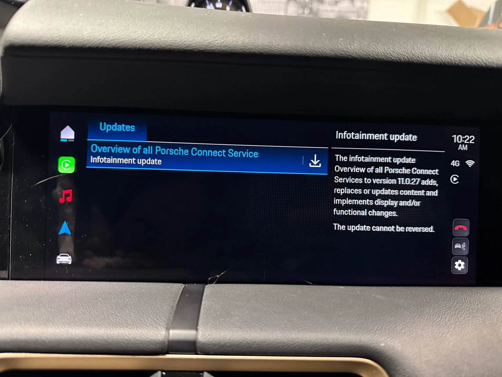 Porsche Taycan Got an OTA update today! IMG_3531