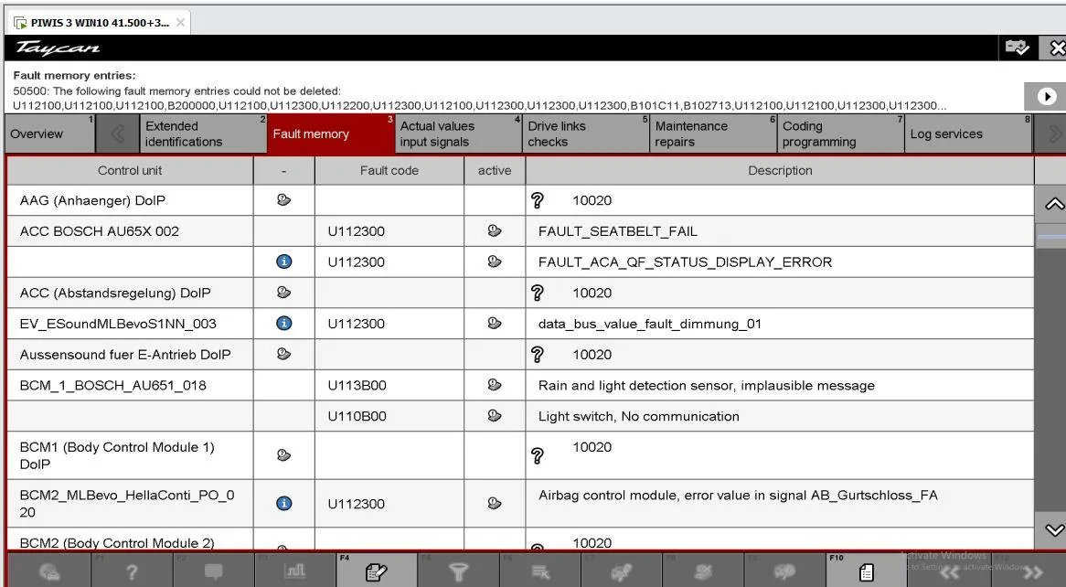 Porsche Taycan Piwi diagnostic program for Porche Taykan Screenshot 2025-01-23 184257