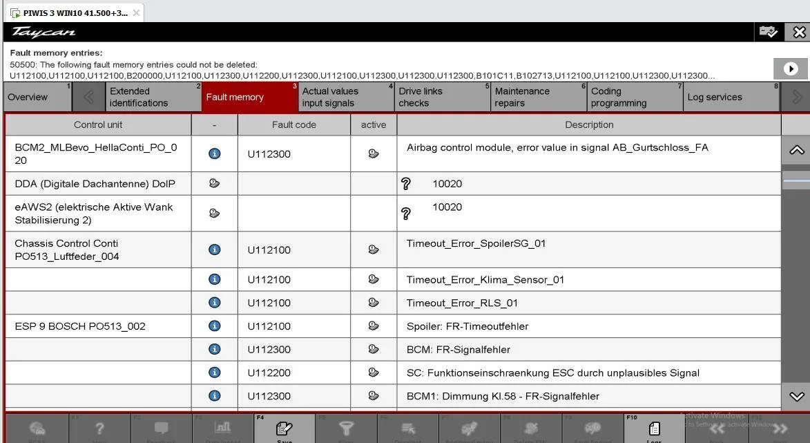 Porsche Taycan Piwi diagnostic program for Porche Taykan Screenshot 2025-01-23 184429