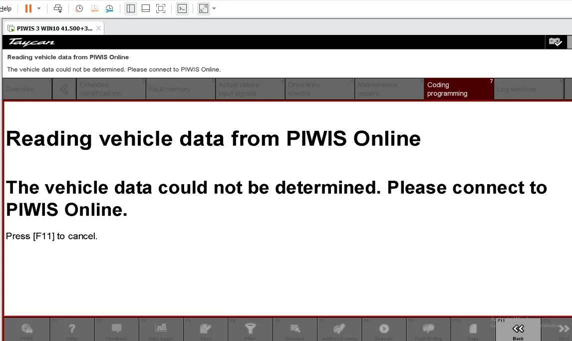 Porsche Taycan Piwi diagnostic program for Porche Taykan Screenshot 2025-01-23 191730