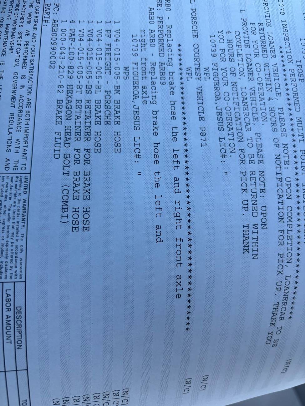 Porsche Taycan Address 2 recalls + next steps IMG_3321