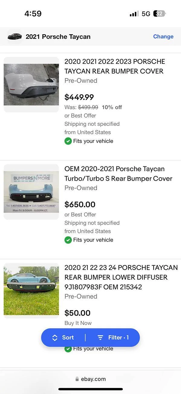 Porsche Taycan Can I remove the fake vent inserts from Turbo rear bumper? IMG_0114