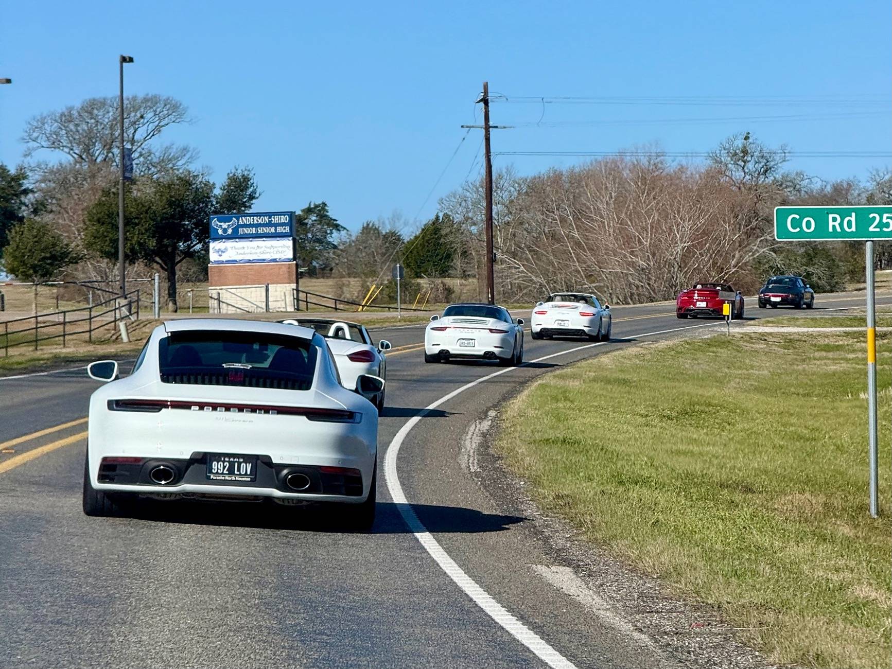 Porsche Taycan Porsche club tour, Houston to Fayetteville, TX - Max range test! 😲 IMG_4893