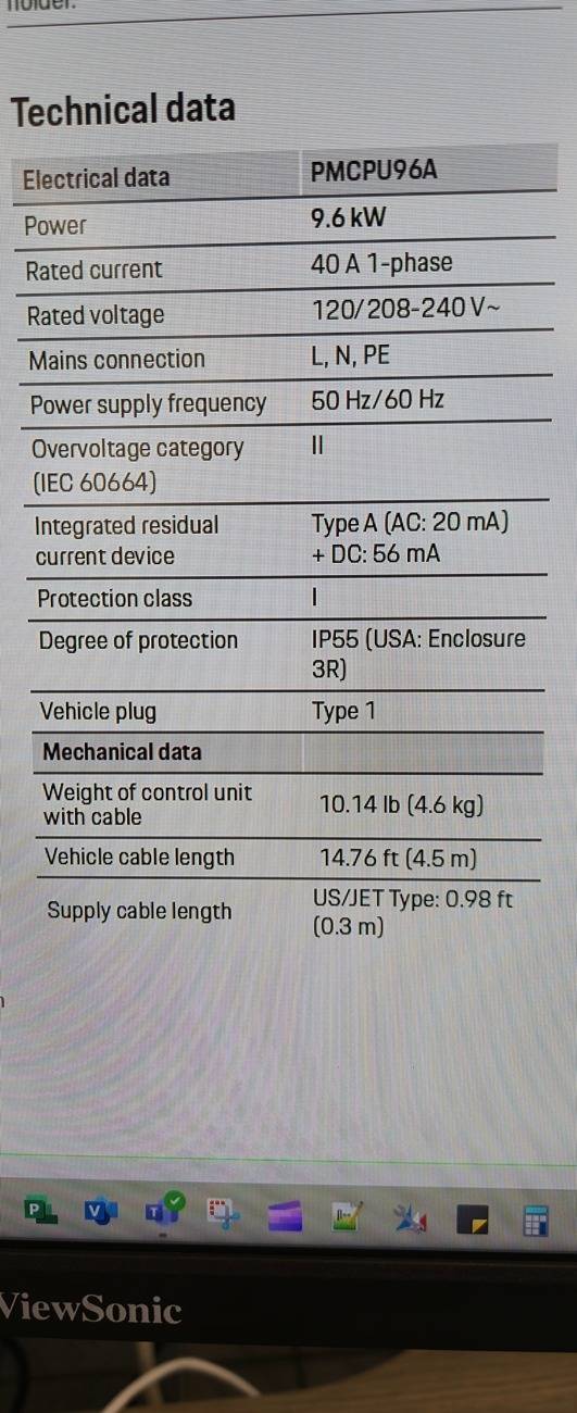 Porsche Taycan Porsche Mobile Charger - Standard equipment? 20250204_161139