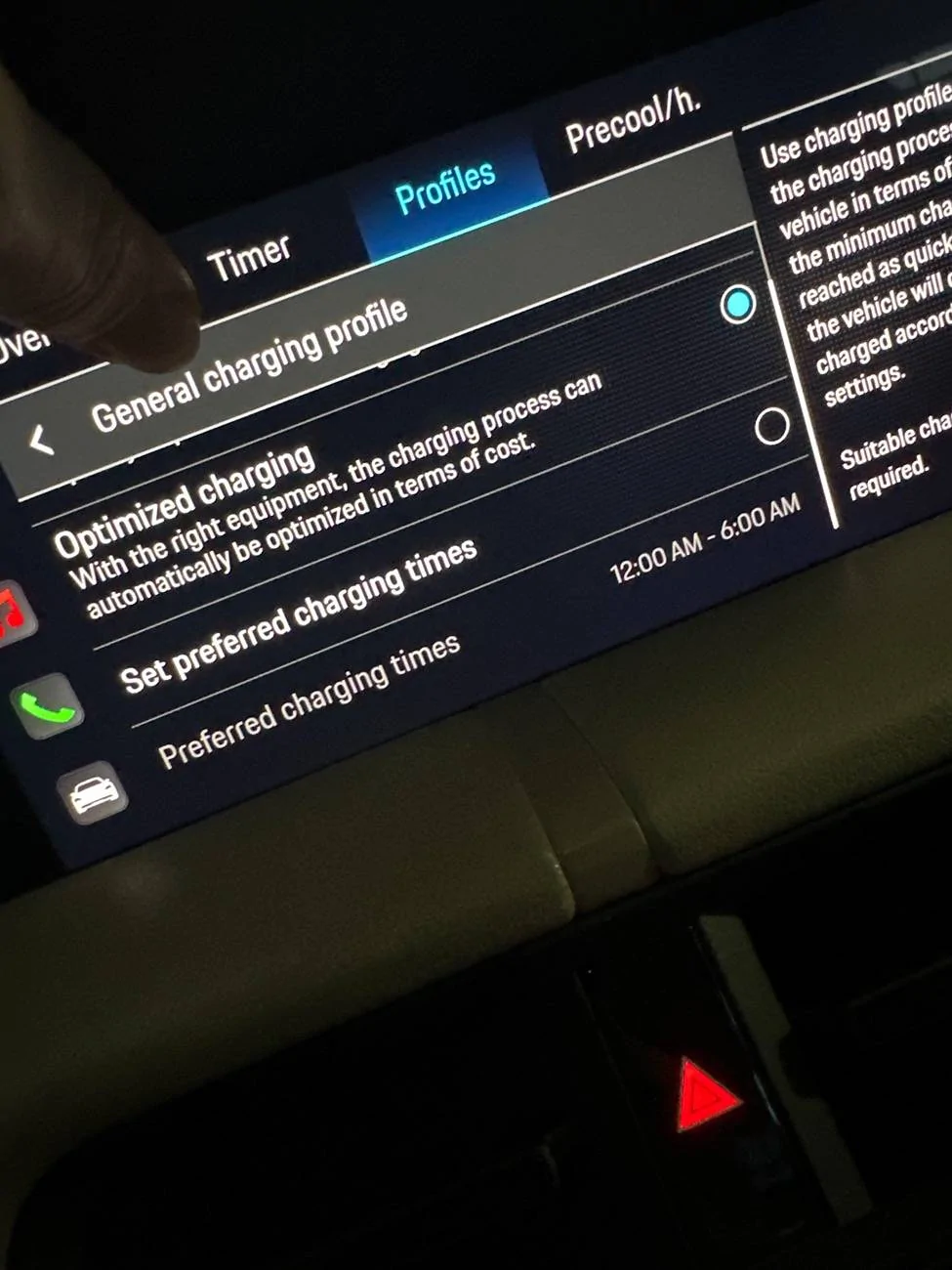 Porsche Taycan My PCM got wiped at service center- can't set maximum charge% any more? imag