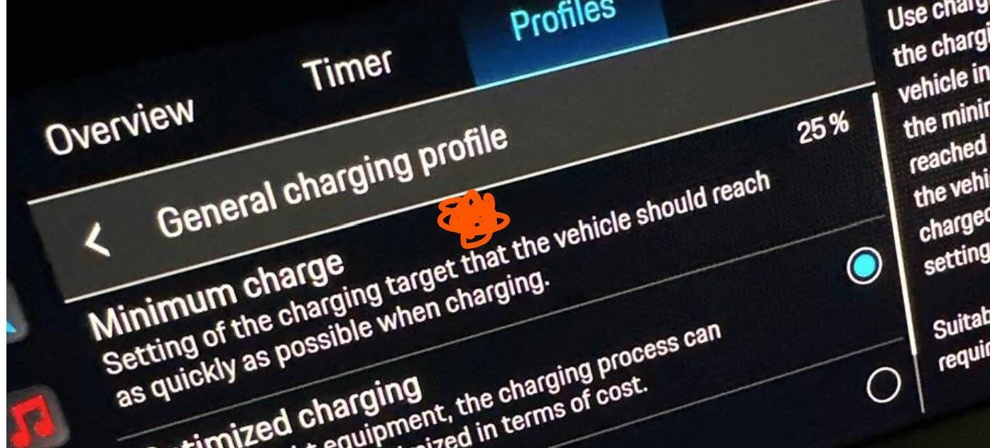Porsche Taycan My PCM got wiped at service center- can't set maximum charge% any more? 1738715453026-7j