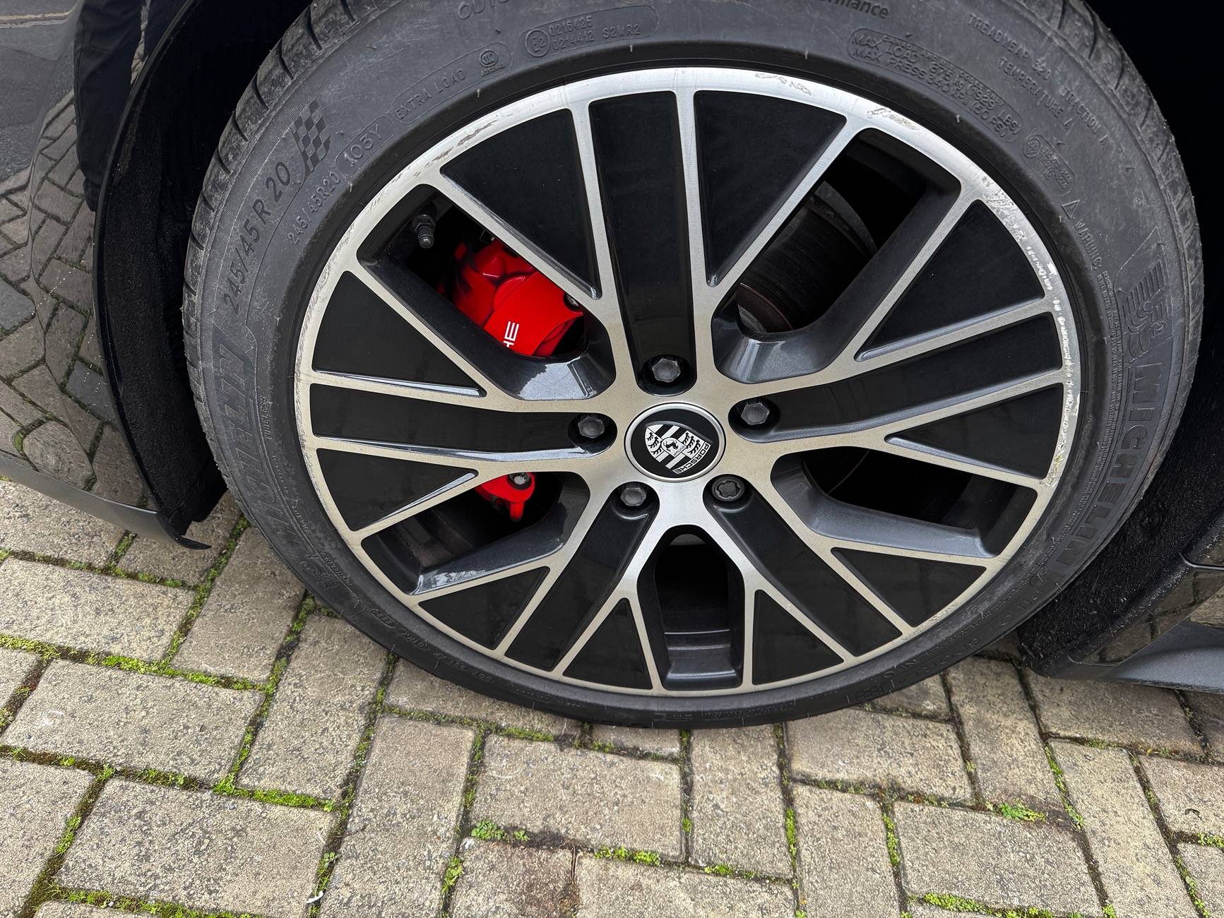 Porsche Taycan Non Porsche 20” wheels with same fitment as stock IMG_6933