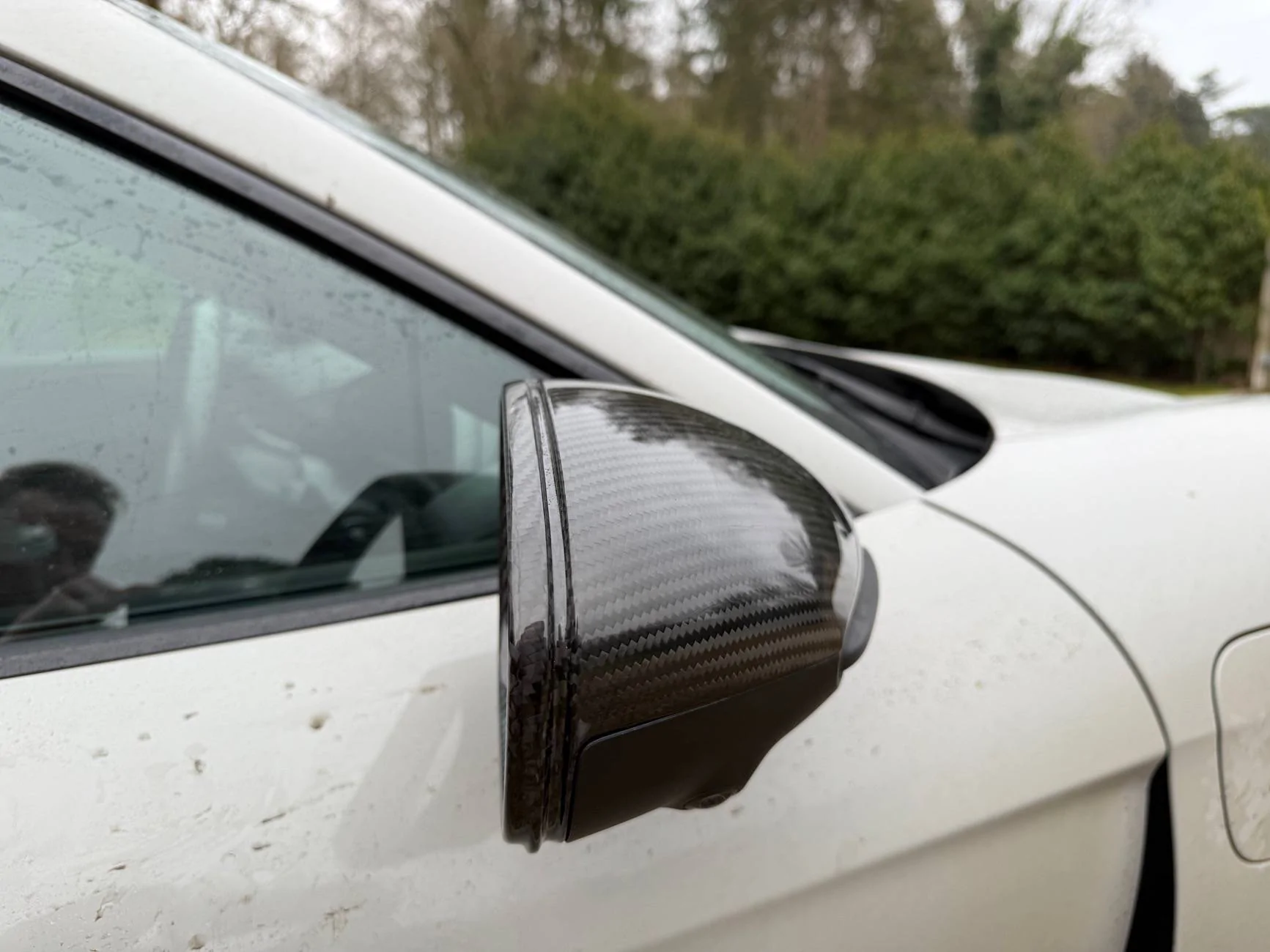 Porsche Taycan Fitting aftermarket carbon wing mirror caps? Any tips? IMG_4315