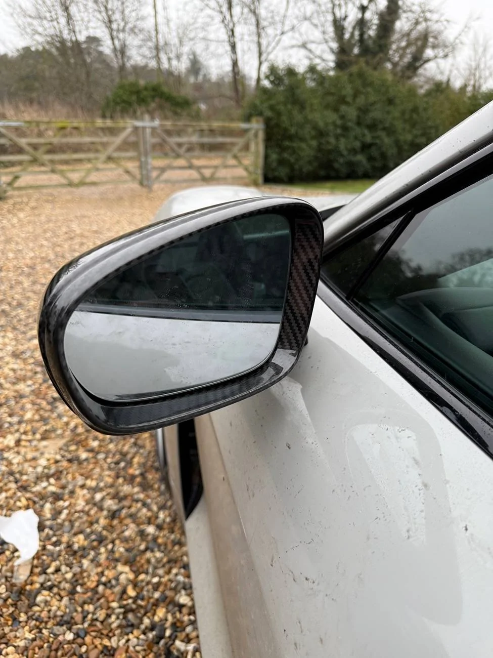 Porsche Taycan Fitting aftermarket carbon wing mirror caps? Any tips? IMG_4321