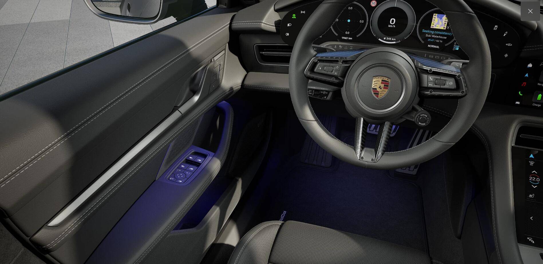 Porsche Taycan 2020 => 2025 4S configuration advice PSQJY444-chalk-stitching-1