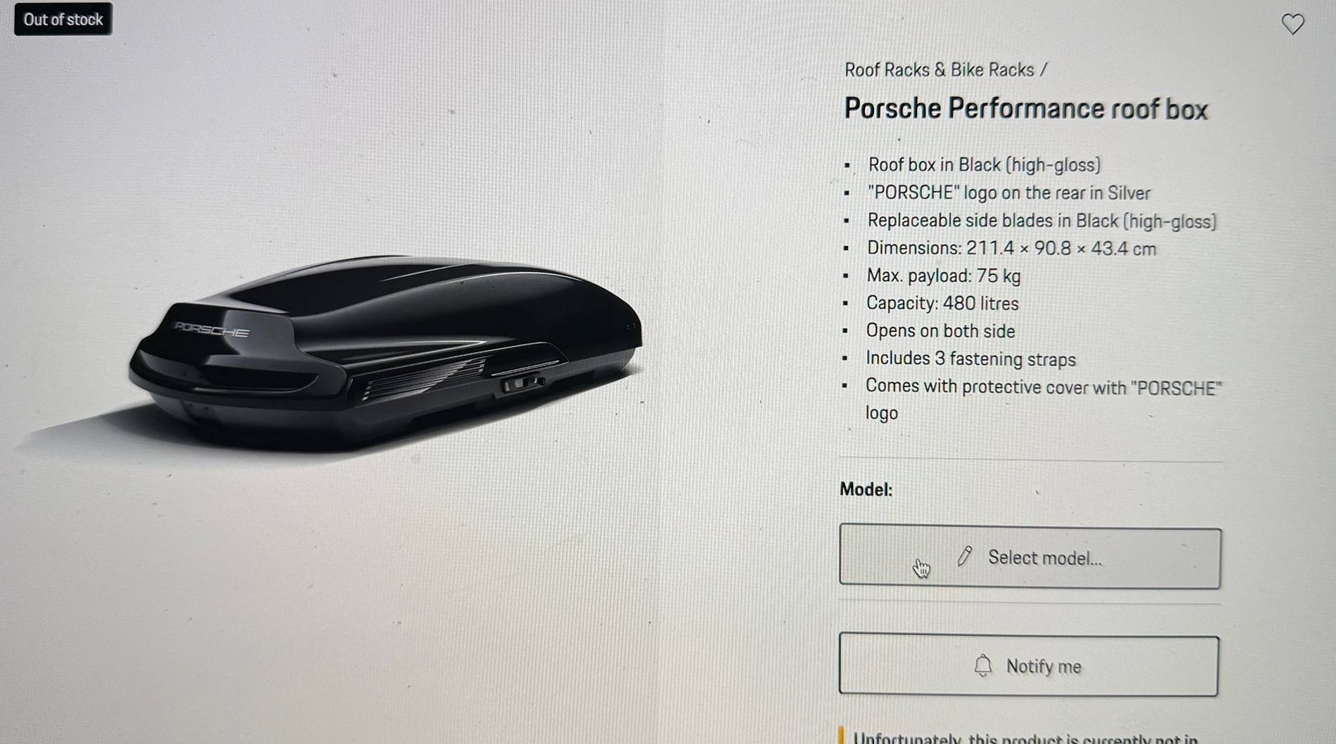 Porsche Taycan Roof Box Taycan IMG_1329