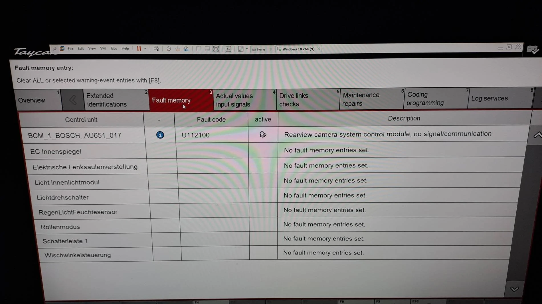 Porsche Taycan Piwi diagnostic program for Porche Taykan 20250218_173357