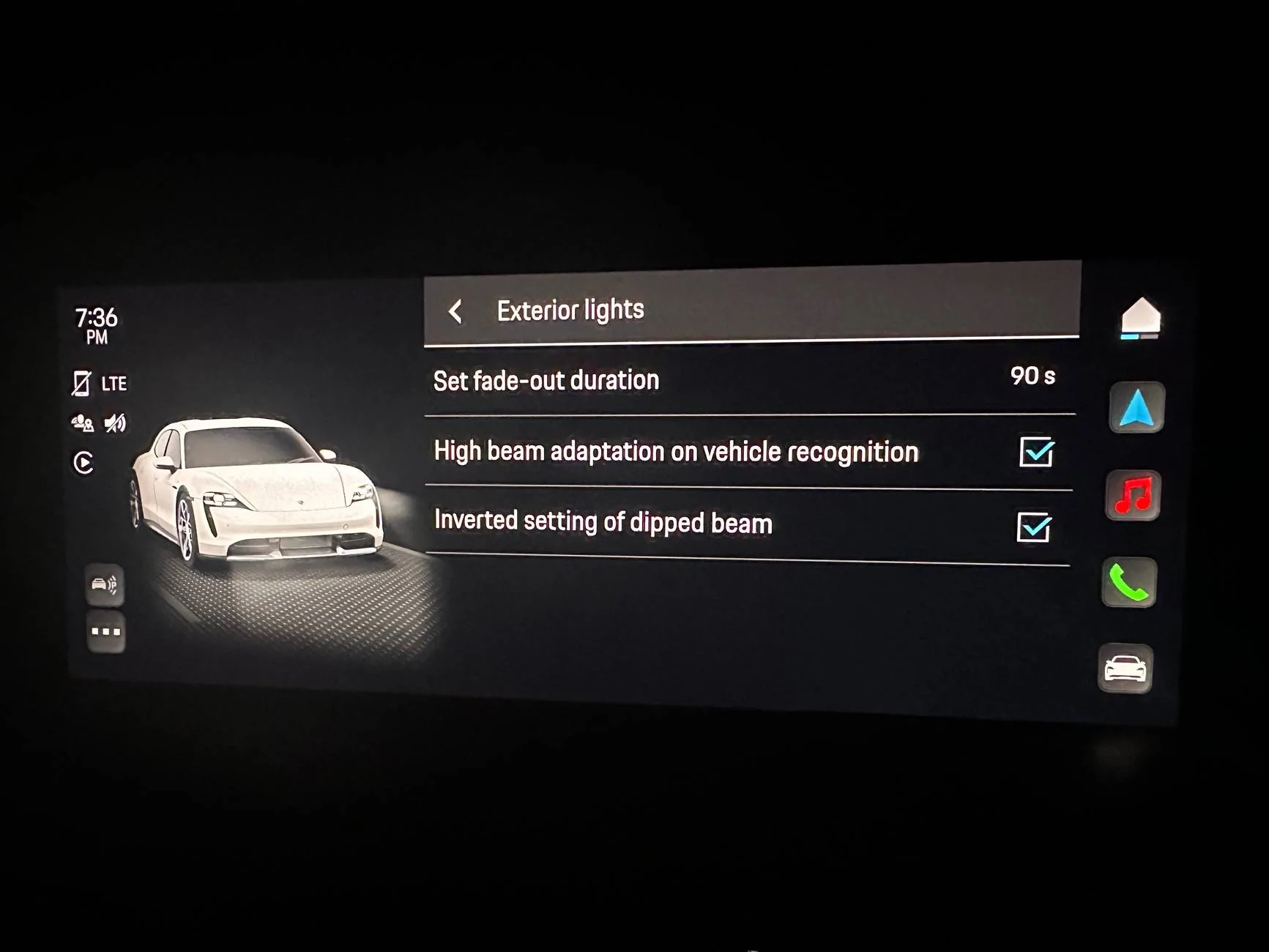 Porsche Taycan Matrix LED Light Issue IMG_3490