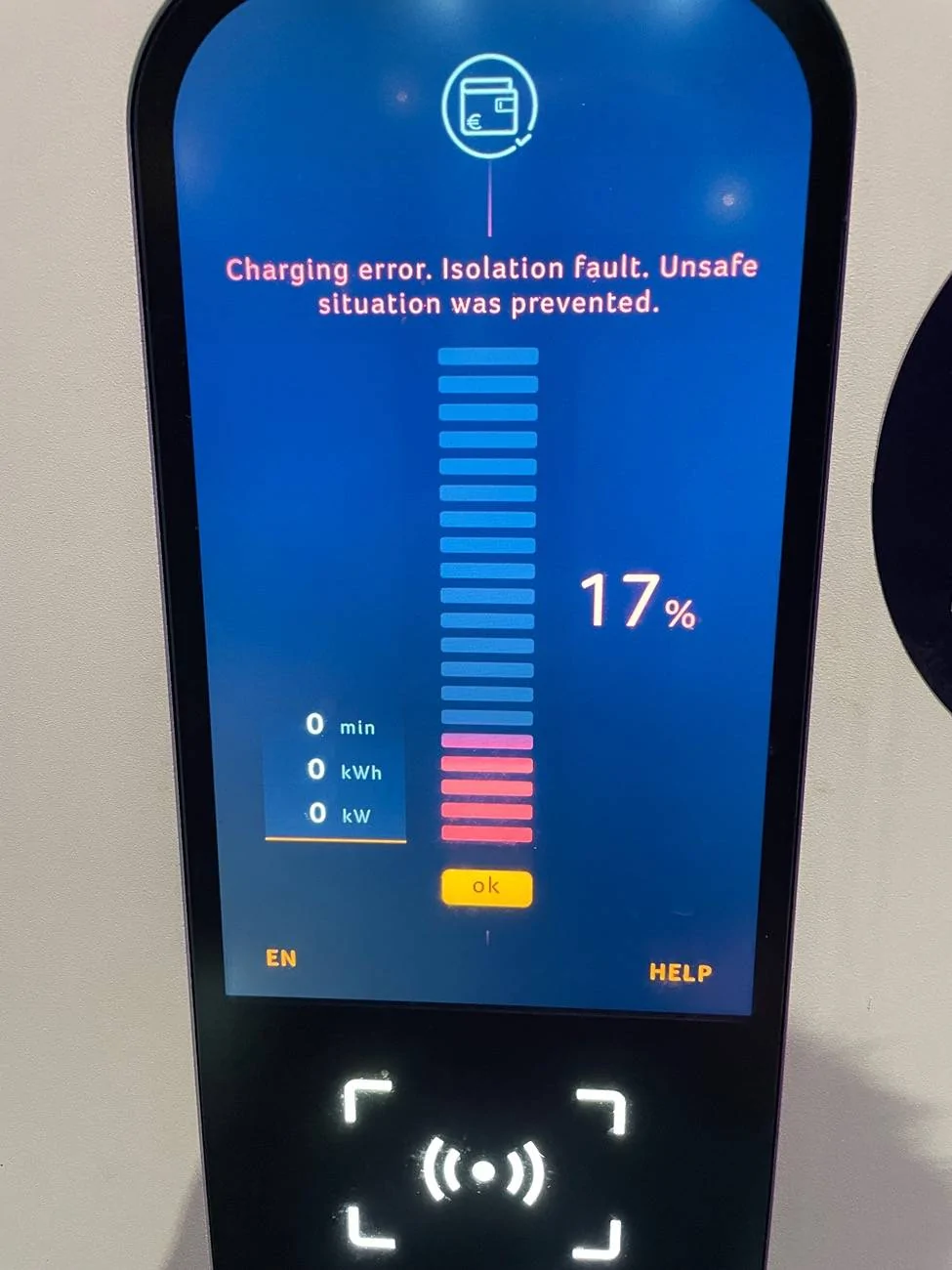 Porsche Taycan Ionity charging error IMG_2428