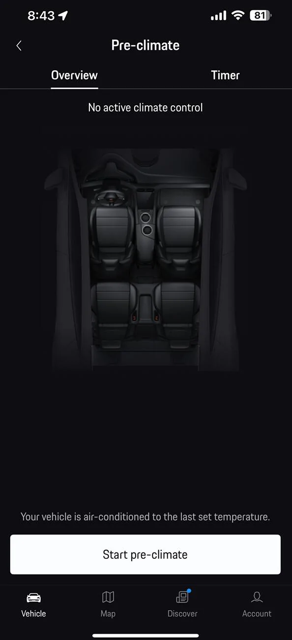 Porsche Taycan Is your pre-climate via app still working as before? 1740225536310-sn