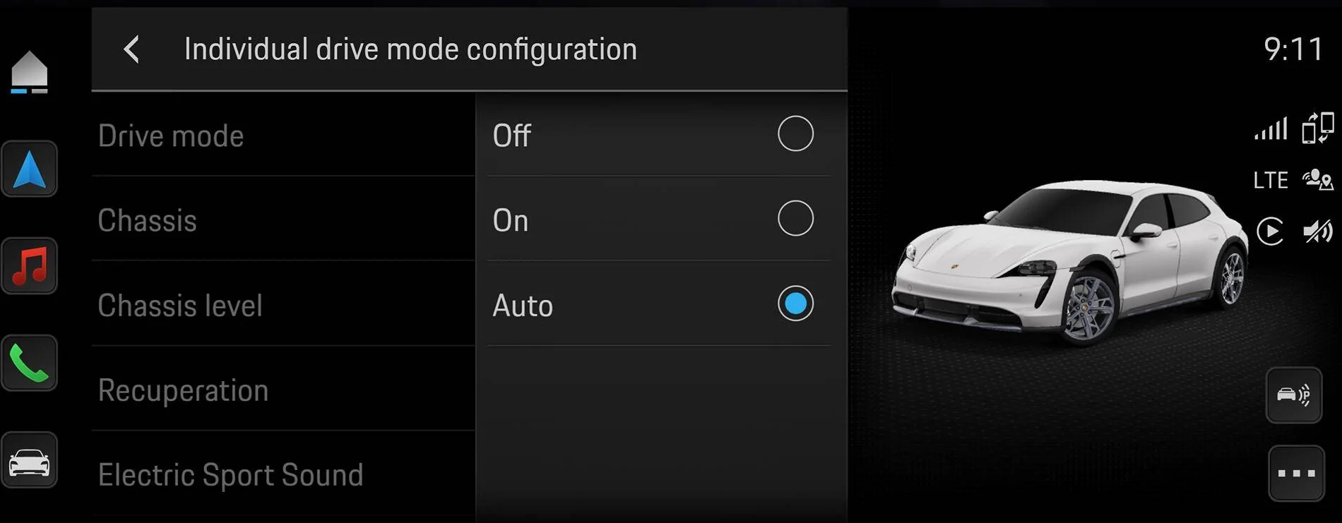 Porsche Taycan Missing recuperation option in vehicle settings 1740757217044-3