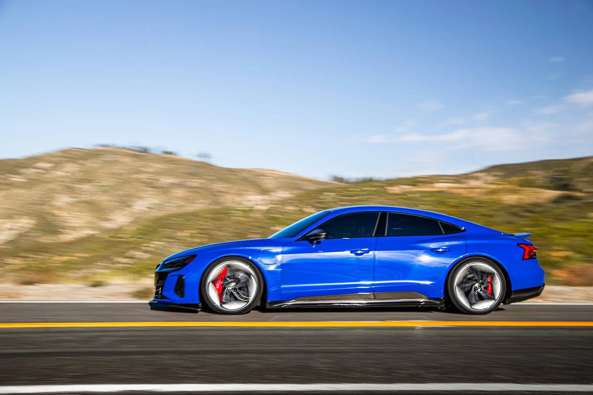 Porsche Taycan Southern California canyons 1000008614