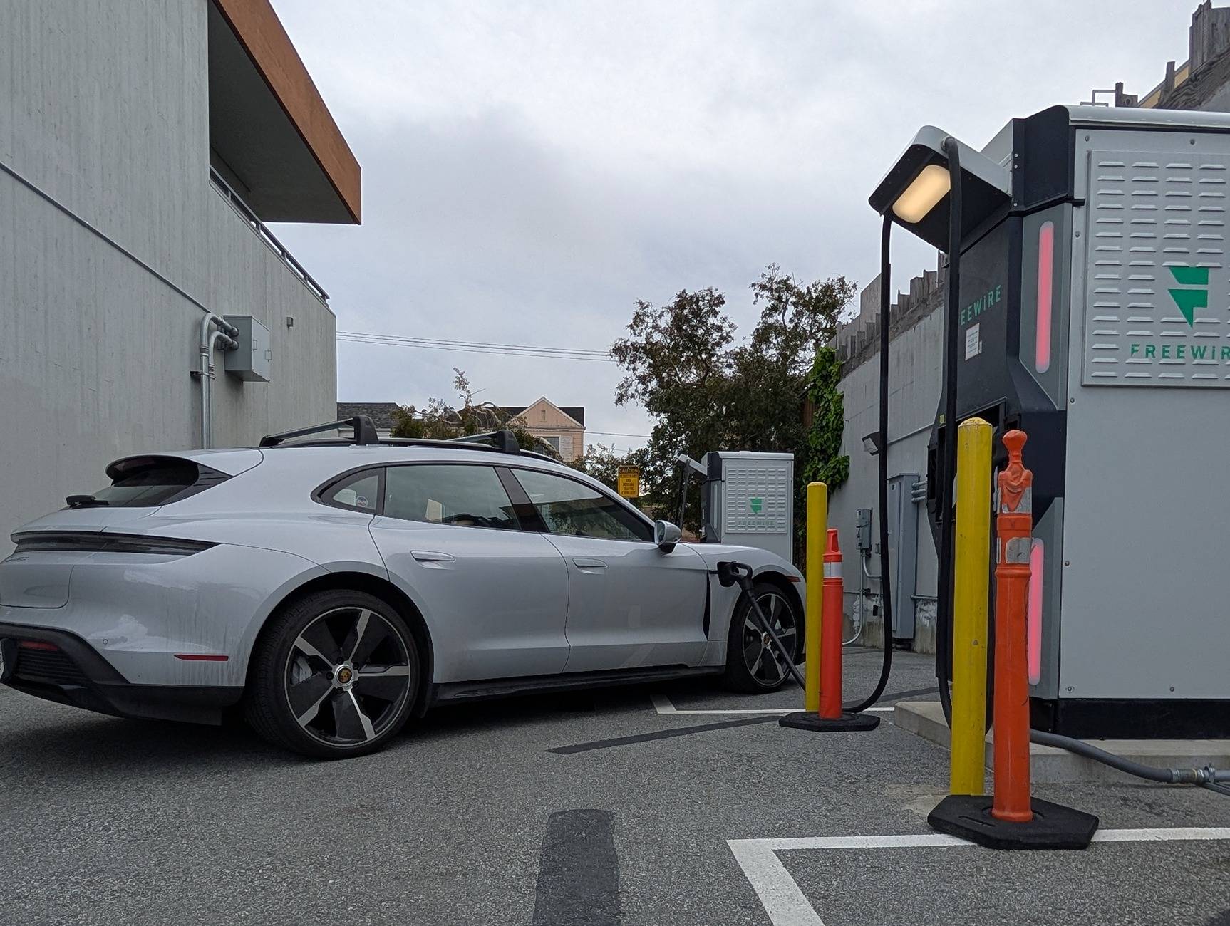 Porsche Taycan Found a free DCFC charger. PXL_20250301_235012413