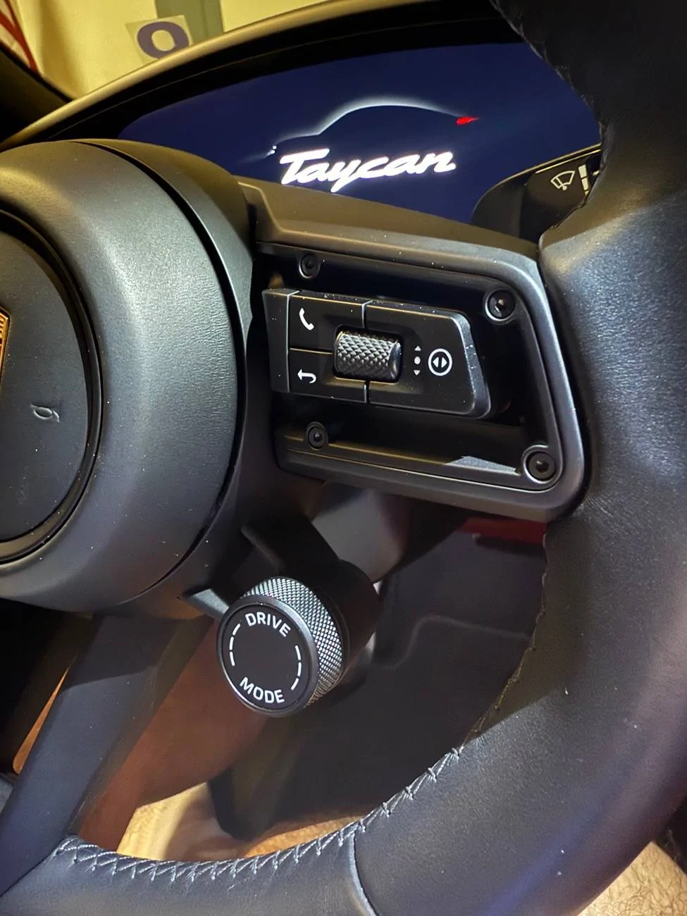 Porsche Taycan Splurged on the RGS mode selector switch cover IMG_5364
