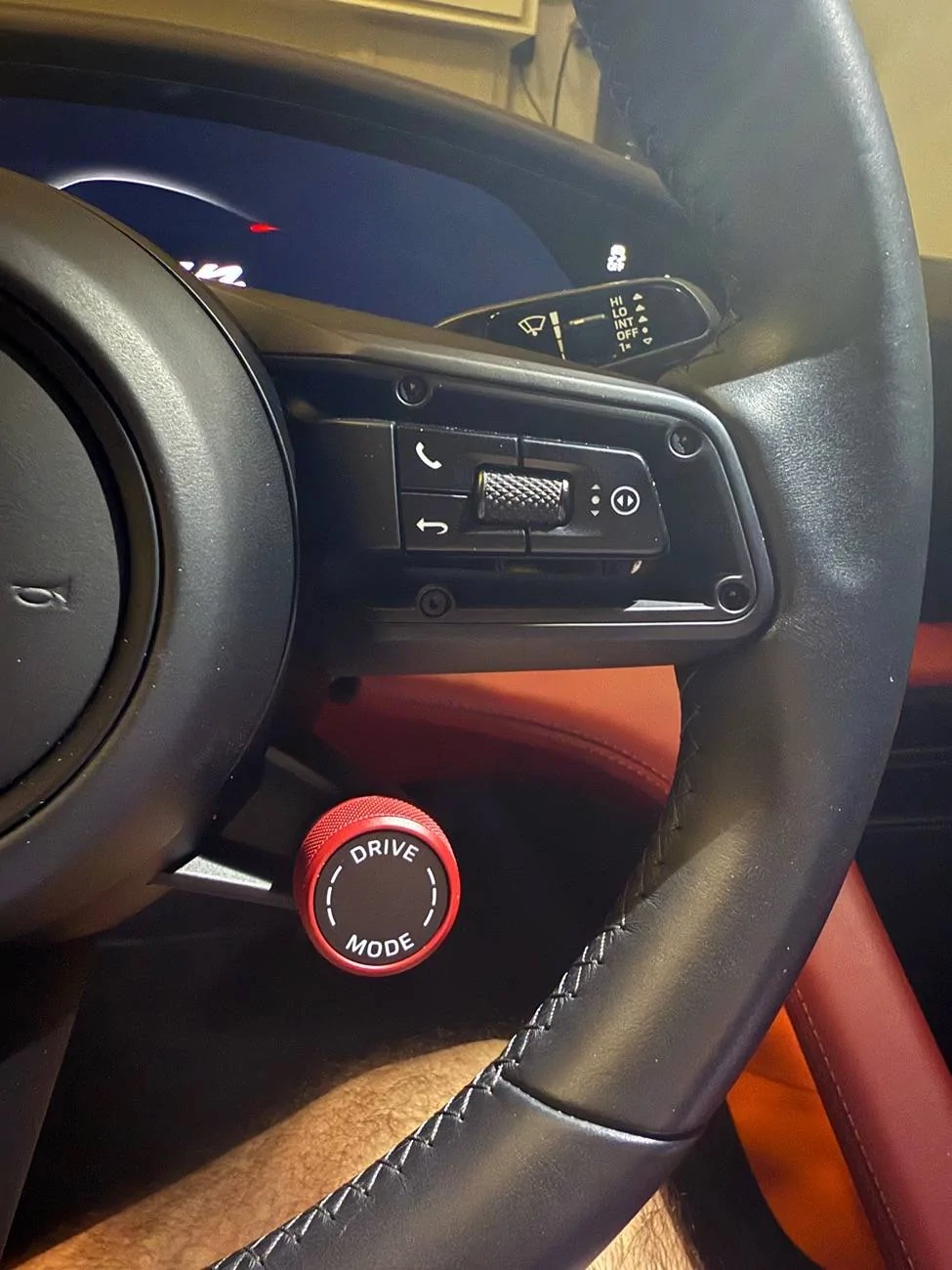 Porsche Taycan Splurged on the RGS mode selector switch cover IMG_5365