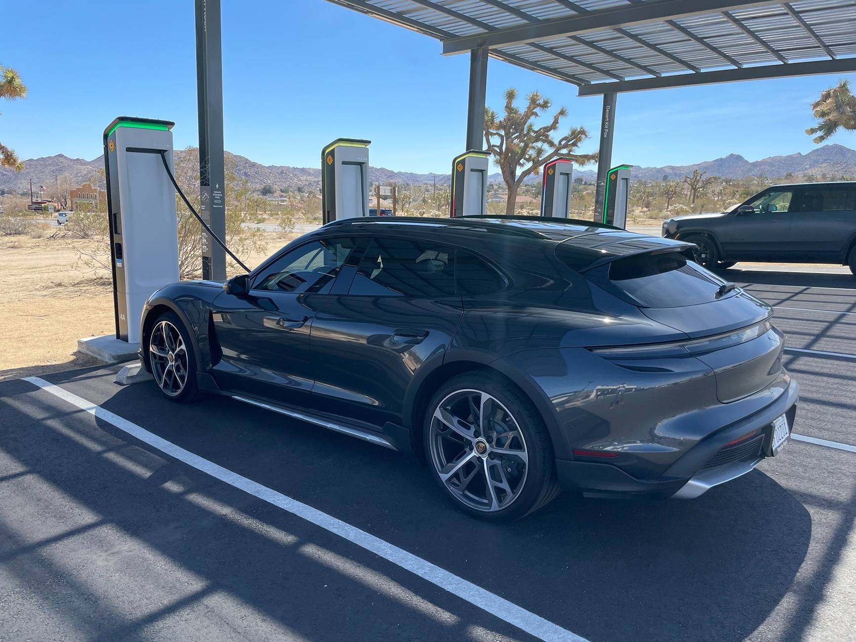 Porsche Taycan Rivian - recently opened charging locations now open to non-Rivian CCS enabled vehicles IMG_5851