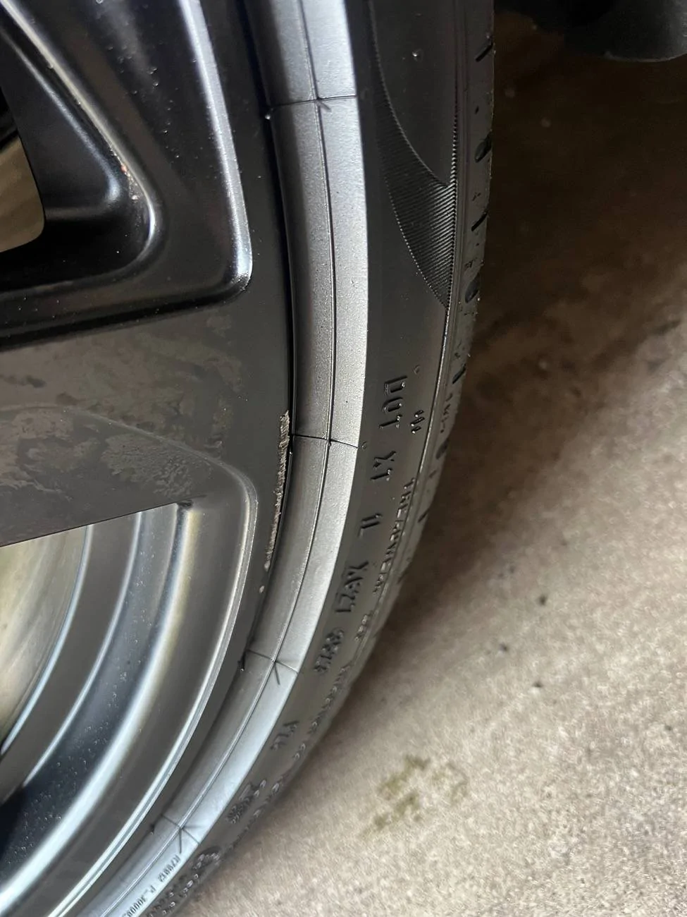 Porsche Taycan Warranty denial - power steering warning light IMG_3290