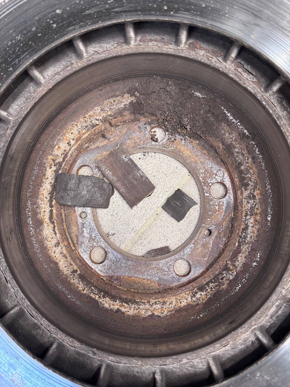 Porsche Taycan E-brake error message and fix IMG_5270