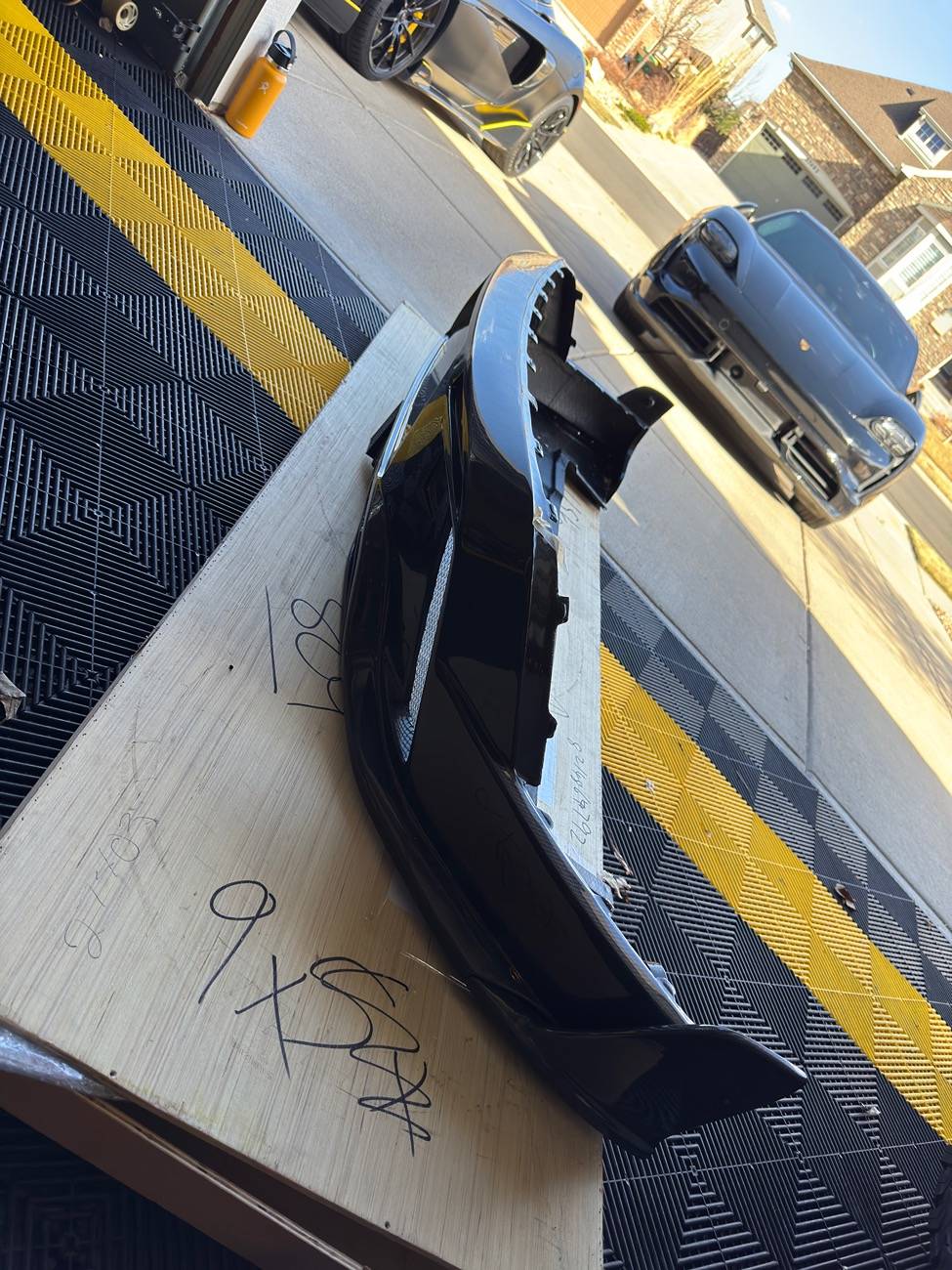 Porsche Taycan Masonry Carbon Copy Rear Bumper IMG_3497