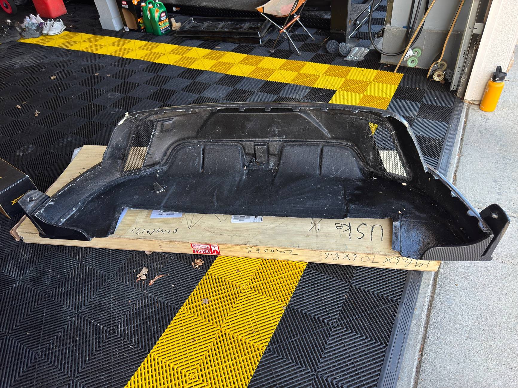 Porsche Taycan Masonry Carbon Copy Rear Bumper IMG_3500