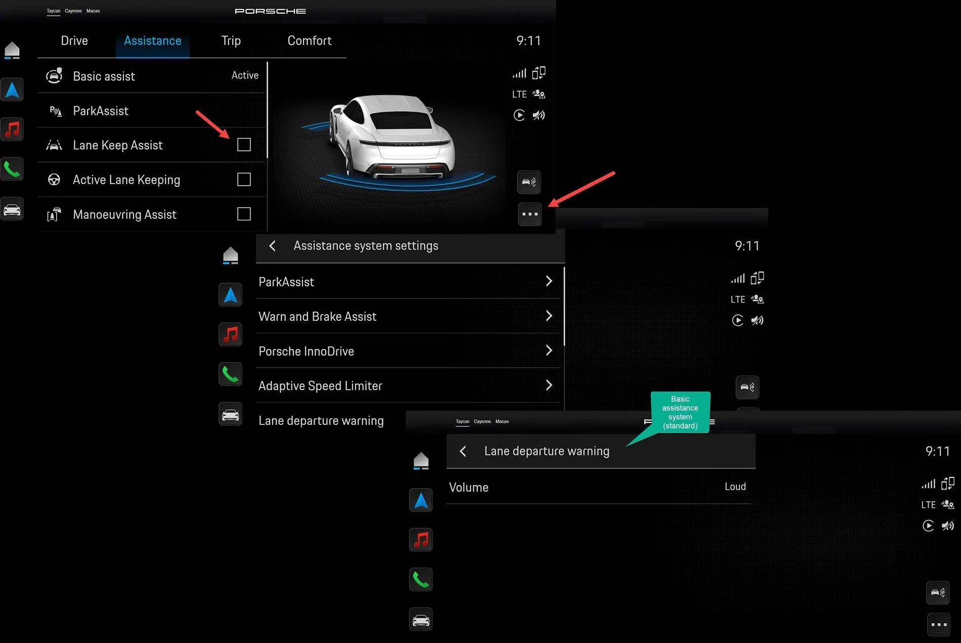 Porsche Taycan No lane departure warning on Taycan? 1742977668134-j