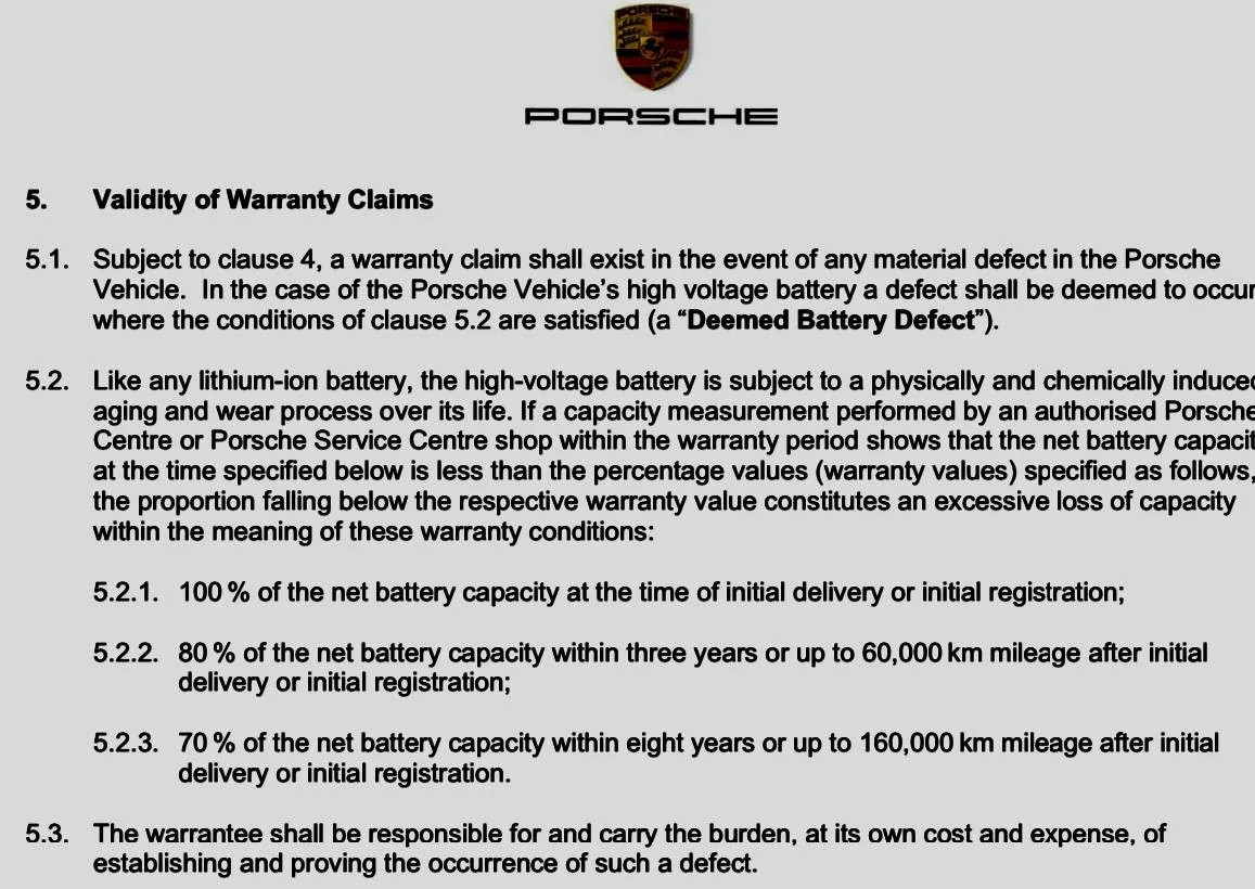 Porsche Taycan High Voltage Battery Recall EXPANDED - ARB6 & ARB7 IMG_1849